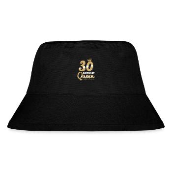 30 Birthday Queen - 30 years birthday - Stanley/Stella Recycled Bucket Hat - black - Front