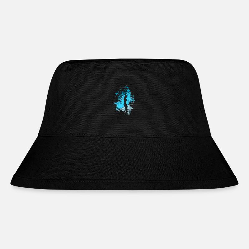 Vintage Wasserspringen Geschenk - Stanley/Stella recycelter Bucket Hat - Schwarz