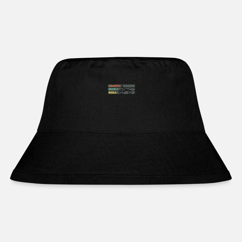 Fahrradtour - Stanley/Stella recycelter Bucket Hat - Schwarz