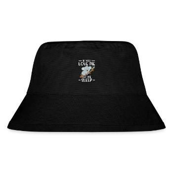 Lit de cadeau de chemise de sommeil Sleepyhead Long Sleeper - Bob recyclé Stanley/Stella - noir - Devant
