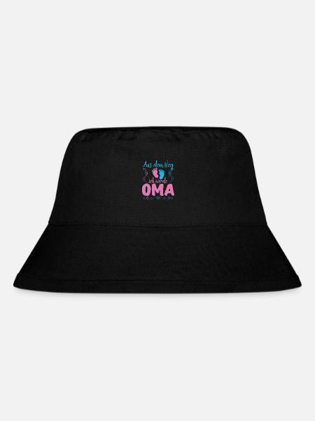 Aus dem Weg ich werde Oma - Nachwuchs Enkel - Stanley/Stella recycelter Bucket Hat - Schwarz