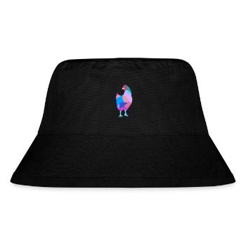 Chicken hen - Stanley/Stella Recycled Bucket Hat - black - Front