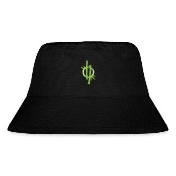 Bamboo Japanese Enso Circle - Stanley/Stella Recycled Bucket Hat - black - Front