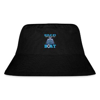 Boot - Stanley/Stella recycelter Bucket Hat - Schwarz - Vorne