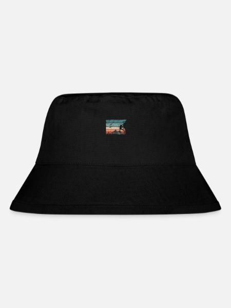Bouldern Berge Klettern Felsenklettern - Stanley/Stella recycelter Bucket Hat - Schwarz
