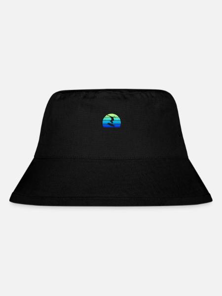 Longboarder - Stanley/Stella recycelter Bucket Hat - Schwarz