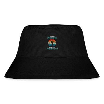Retro clarinet - Stanley/Stella Recycled Bucket Hat - black - Front