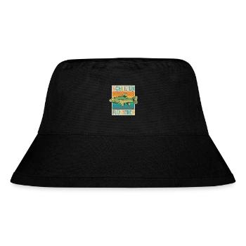Schleien Flüsterer Schleie Angeln Angler Geschenk - Stanley/Stella recycelter Bucket Hat - Schwarz - Vorne
