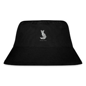 Silber Fuchs, abstakt - Stanley/Stella recycelter Bucket Hat - Schwarz - Vorne