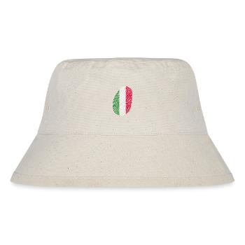 Italian fingerprint - Stanley/Stella Recycled Bucket Hat - natural - Front