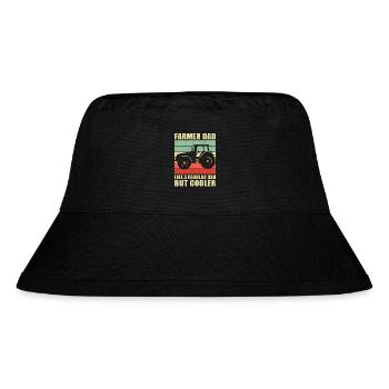 Farmer farmer fathers day dad father - Stanley/Stella Recycled Bucket Hat - black - Front