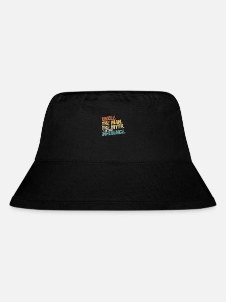 Onkel Geschenk Patenonkel Taufpate - Stanley/Stella recycelter Bucket Hat - Schwarz