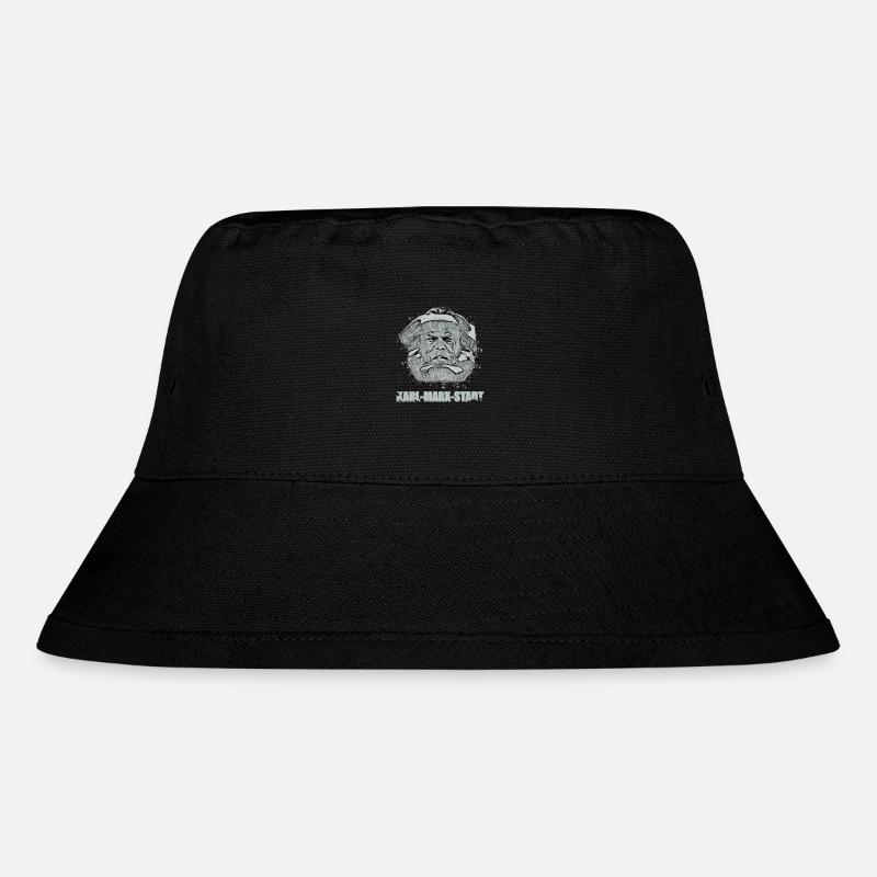 lustiges Chemnitz Karl Marx Stadt Nischel Geschenk - Stanley/Stella recycelter Bucket Hat - Schwarz