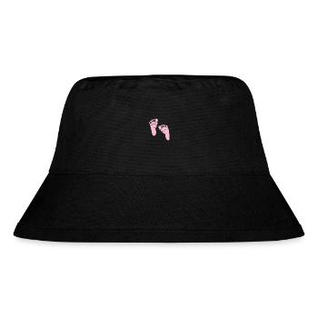 here comes the new boss Baby, Mädchen, Girl - Stanley/Stella recycelter Bucket Hat - Schwarz - Vorne