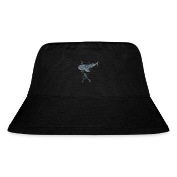 Whale Shark Freediver - Stanley/Stella Recycled Bucket Hat - black - Front