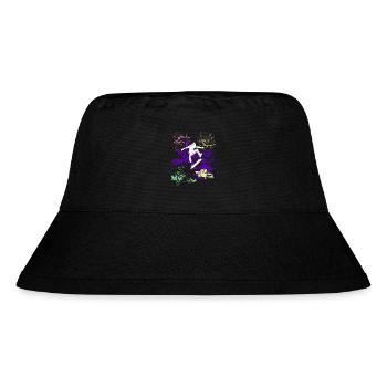 Skater - Stanley/Stella recycelter Bucket Hat - Schwarz - Vorne