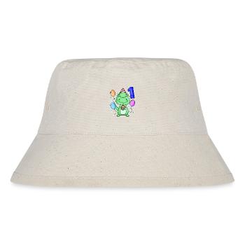 1st birthday - 1 year old - Stanley/Stella Recycled Bucket Hat - natural - Front