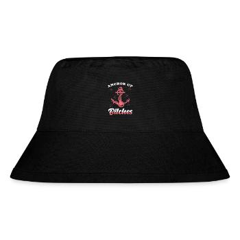 Anchor pun - Stanley/Stella Recycled Bucket Hat - black - Front