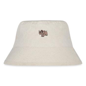 Süßes Mammut - Stanley/Stella recycelter Bucket Hat - Naturweiß - Vorne