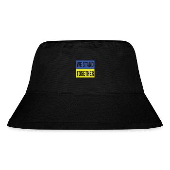 Ukraine We stand Together - Stanley/Stella Recycled Bucket Hat - black - Front