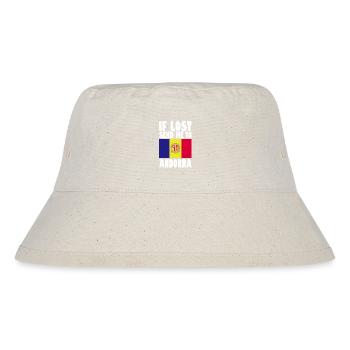 Dicton du drapeau d’Andorre - Bob recyclé Stanley/Stella - blanc naturel - Devant