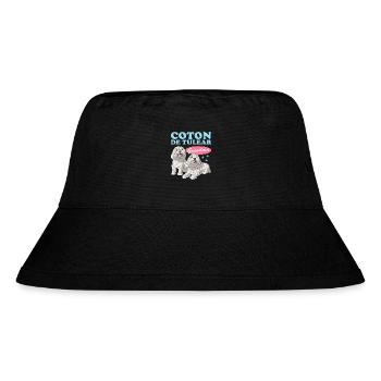 Coton de Tuléar Grand-mère Propriétaire de Chien Cadeau - Bob recyclé Stanley/Stella - noir - Devant