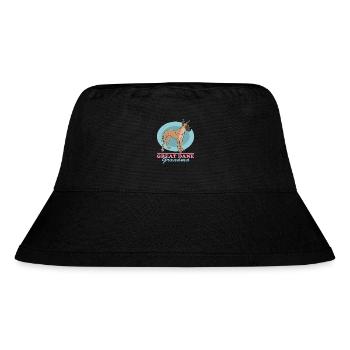 Deutsche Dogge | Hunde Hundebesitzerin Geschenk - Stanley/Stella recycelter Bucket Hat - Schwarz - Vorne