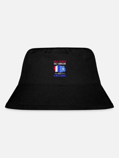 Halb Franzose Halb Somalier - Stanley/Stella recycelter Bucket Hat - Schwarz