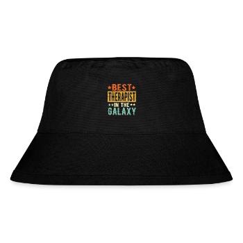 Best Therapist ever Therapist Gift - Stanley/Stella Recycled Bucket Hat - black - Front