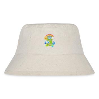 Urlaub, Holiday-Mode-On lustiger Spruch, 3D Design - Stanley/Stella recycelter Bucket Hat - Naturweiß - Vorne