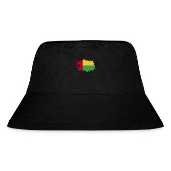 Guinea Bissau Flag Grunge Guinea Bissau Flag - Stanley/Stella Recycled Bucket Hat - black - Front