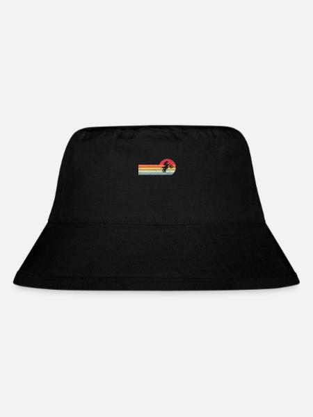 Motocross Retro Vintage - Stanley/Stella recycelter Bucket Hat - Schwarz