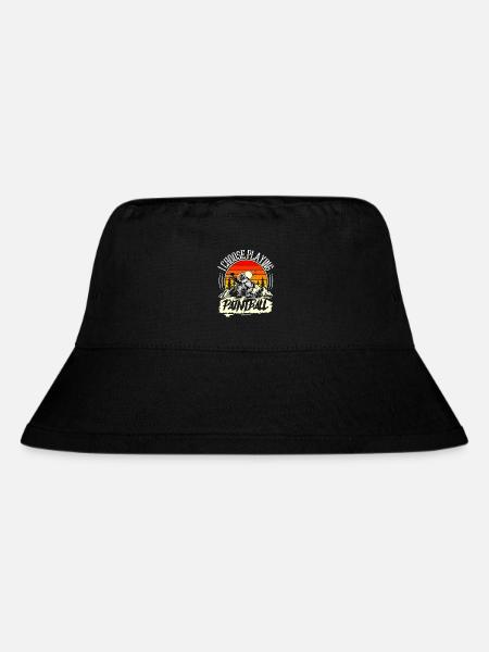 Paintball - Stanley/Stella recycelter Bucket Hat - Schwarz