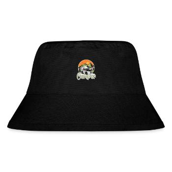 Camping Camper Campen - Stanley/Stella Recycled Bucket Hat - black - Front