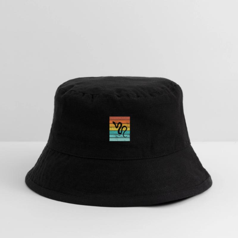 Snake Retro Reptile Python Gift idea Stanley/Stella Recycled Bucket Hat