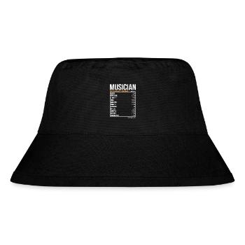 Musicians of the day Funny musician - Stanley/Stella Recycled Bucket Hat - black - Front