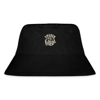 Schweden Angeln Angler Fischen - Stanley/Stella recycelter Bucket Hat - Schwarz - Vorne
