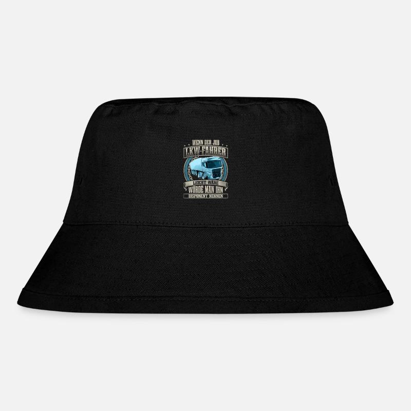 LKW Fahrer - Stanley/Stella recycelter Bucket Hat - Schwarz