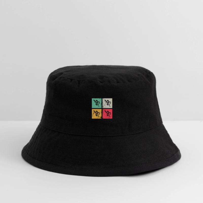 Snake Retro Reptile Python Gift idea Stanley/Stella recycelter Bucket Hat