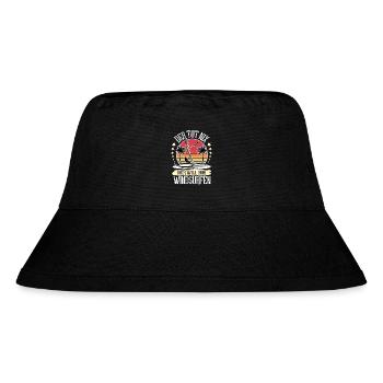 Windsurfen Windsurfer Windsurf - Stanley/Stella recycelter Bucket Hat - Schwarz - Vorne