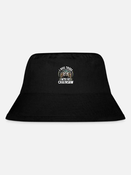 Holzfäller - Stanley/Stella recycelter Bucket Hat - Schwarz