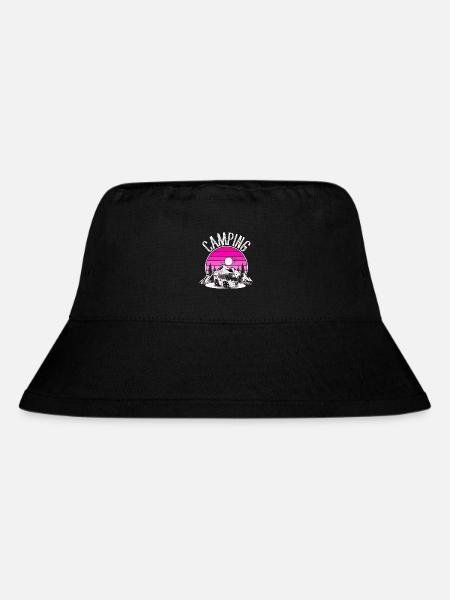 Camping Camper Campen - Stanley/Stella recycelter Bucket Hat - Schwarz