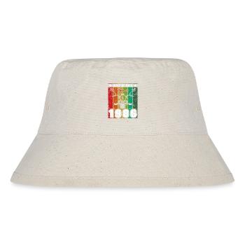 Best Of 80's Geboren 1986 Klassisches Motorrad - Stanley/Stella recycelter Bucket Hat - Naturweiß - Vorne