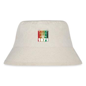 Best Of 70's Geboren 1971 Klassisches Motorrad - Stanley/Stella recycelter Bucket Hat - Naturweiß - Vorne