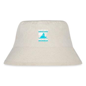 Schneemobil Schneemobilfahrer Snowmobile Geschenk - Stanley/Stella recycelter Bucket Hat - Naturweiß - Vorne