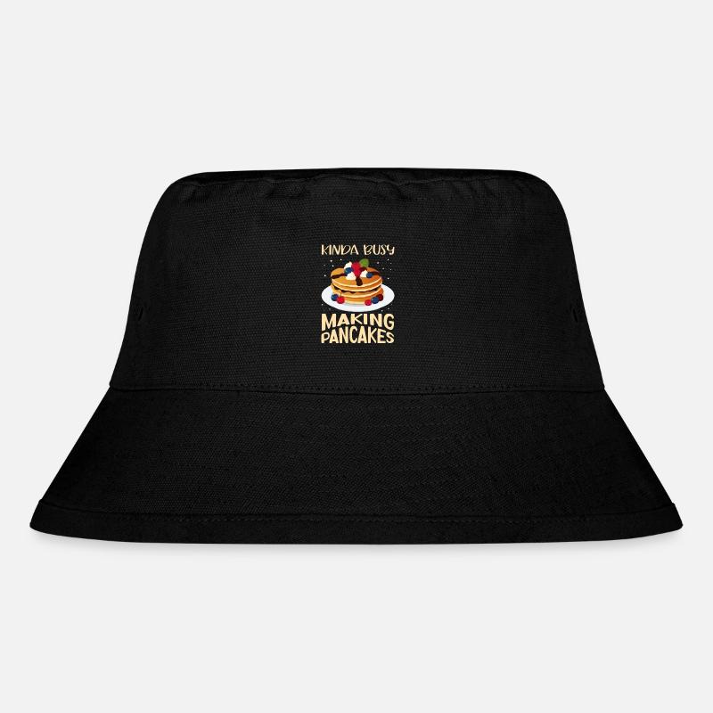 Pancake Pancake Egg Cake Gift - Stanley/Stella Recycled Bucket Hat - black