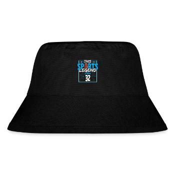 This sports legend is now 32, rugby game 32. - Stanley/Stella Recycled Bucket Hat - black - Front