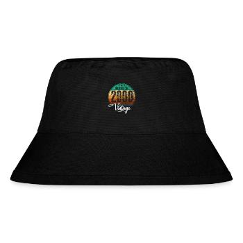 Vintage Made in 2000 Year of birth 2000 Birthday - Stanley/Stella Recycled Bucket Hat - black - Front