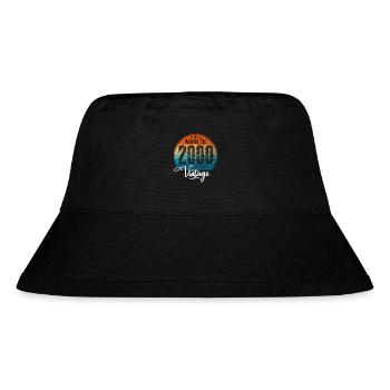 Vintage Made in 2000 Year of birth 2000 Birthday - Stanley/Stella Recycled Bucket Hat - black - Front