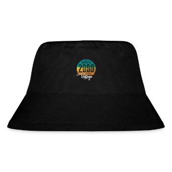 Vintage Made in 2000 Year of birth 2000 Birthday - Stanley/Stella Recycled Bucket Hat - black - Front